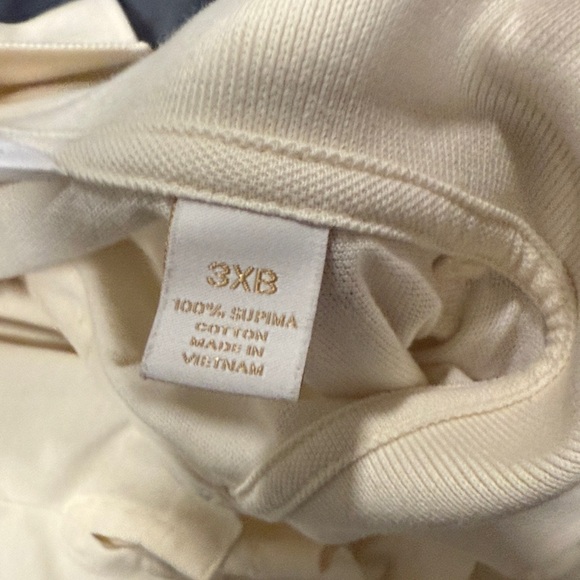 Roundtree & Yorke Cream Polo Shirt - Picture 4 of 4